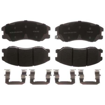 Acdelco Pad Asmfrt Disc Brk, 14D1264Chf1 14D1264CHF1